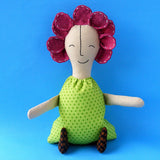 Flower Girl Rag Doll sewing pattern