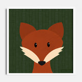 Woodland Critters Collection 1 - Beaver, Fox, Squirrel, Deer - Printable Wall Art Bundle
