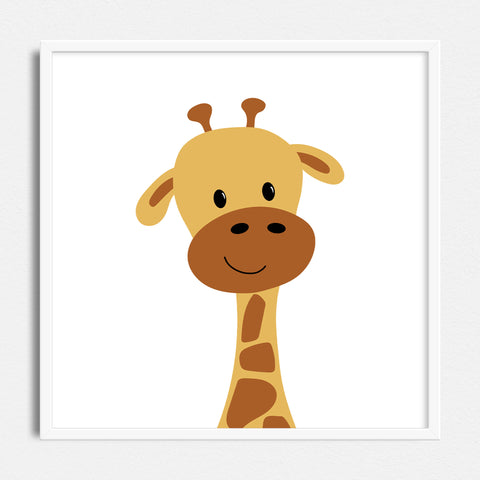Giraffe Art Print - printable digital files