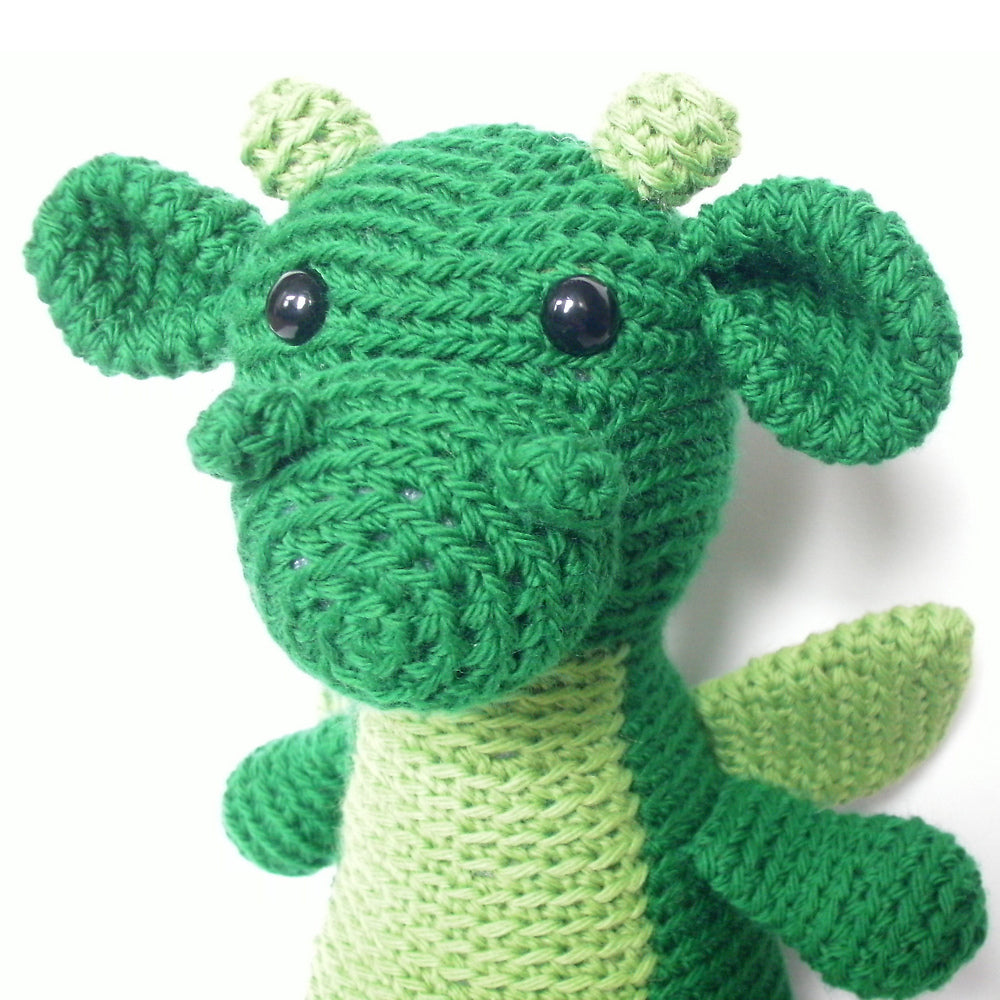 Green / Blue / Red Dragon Amigurumi Crochet, Stuffed Animal Crochet, H