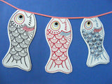 Koinobori Carp Banner - embroidery pattern