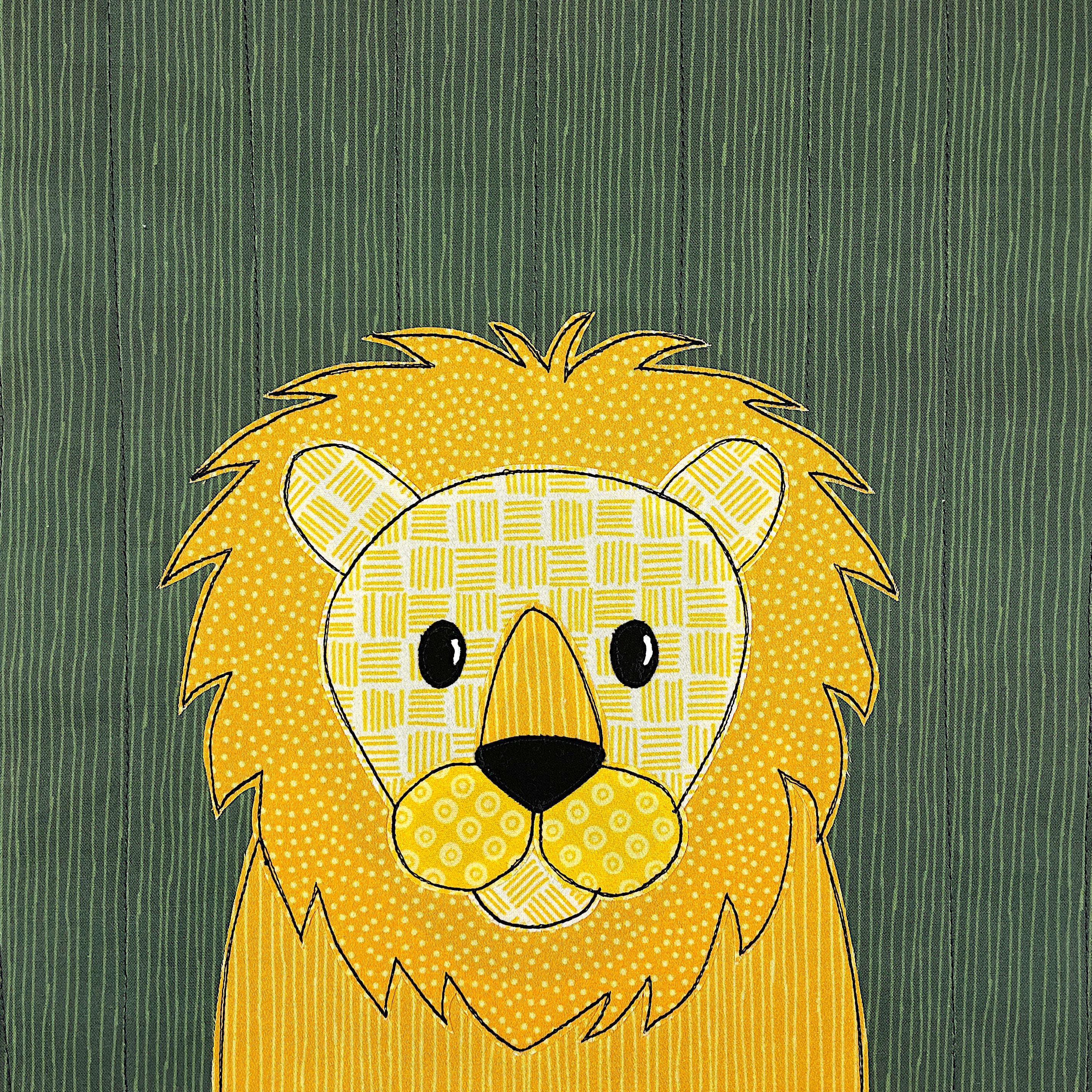 Lucien Lion Applique Pattern