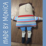 Karl (with a K) Boy Rag Doll pattern