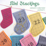 Mini Stockings Advent Calendar Pattern