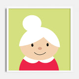 Mrs. Claus Art Print