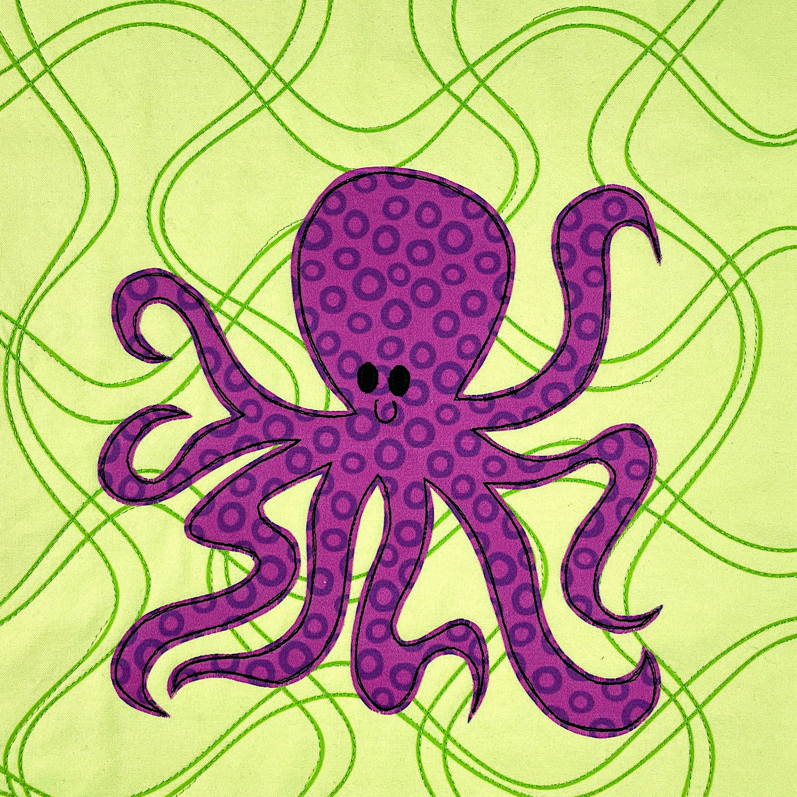 Oswin Octopus Applique Pattern