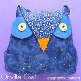 Orville the Owl Softie sewing pattern