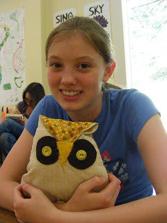 Orville the Owl Softie sewing pattern