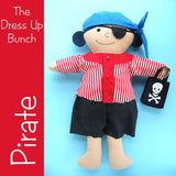 Dress Up Bunch Doll Pirate Costume and Trick or Treat Bag