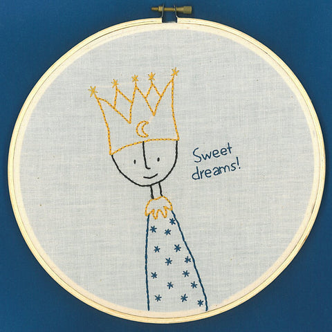 Prince of Bedtime embroidery pattern