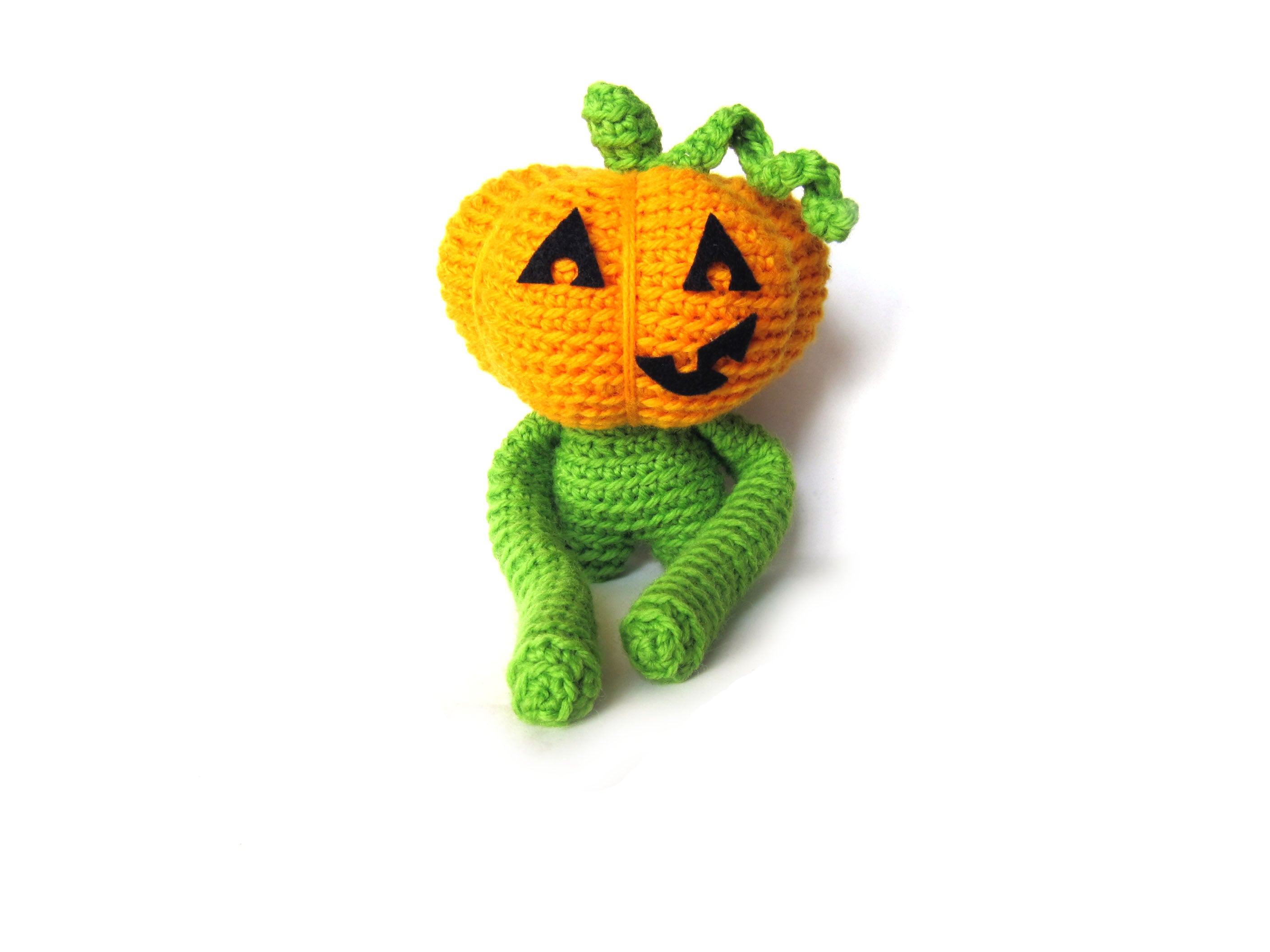 Mr. Jack Pumpkinhead Crochet Amigurumi Pattern