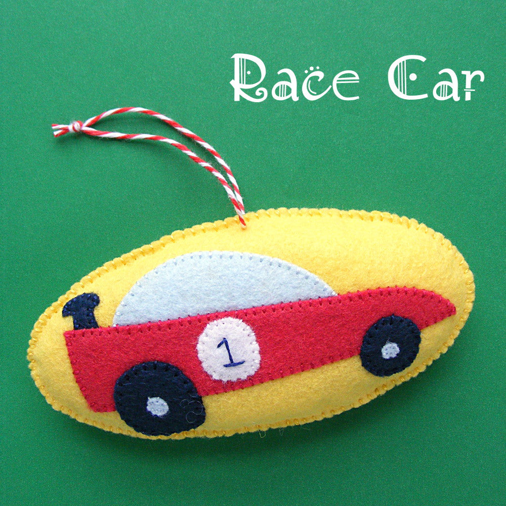 Race Car Ornament Pattern