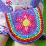 Dress Up Bunch Doll Ruffle Shorts and Rainbow Purse Pattern