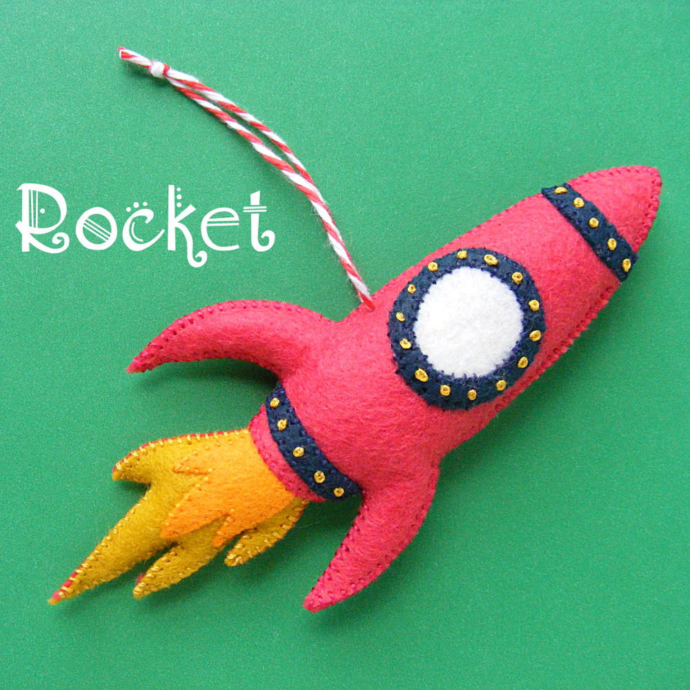 Rocket Ornament Pattern