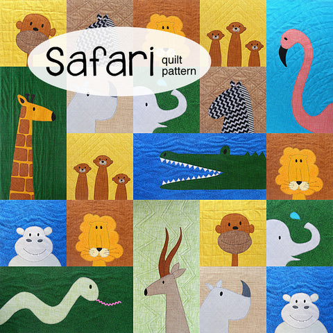 Safari - Applique Quilt Pattern