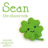 Sean the Shamrock Crochet Amigurumi Pattern