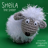 Sheila the Sheep Crochet Amigurumi Pattern