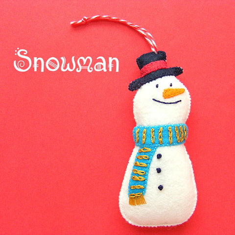 Snowman Ornament Pattern