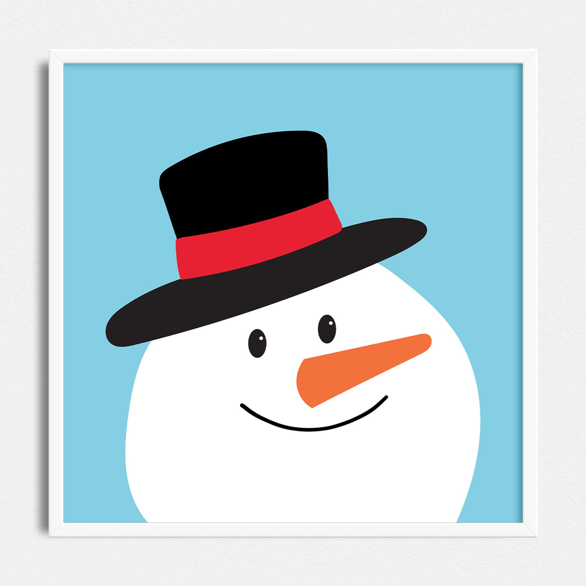 Snowman - printable Christmas art
