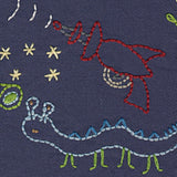 Space embroidery pattern
