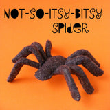 A Not-So-Itsy-Bitsy Spider - felt sewing pattern PDF