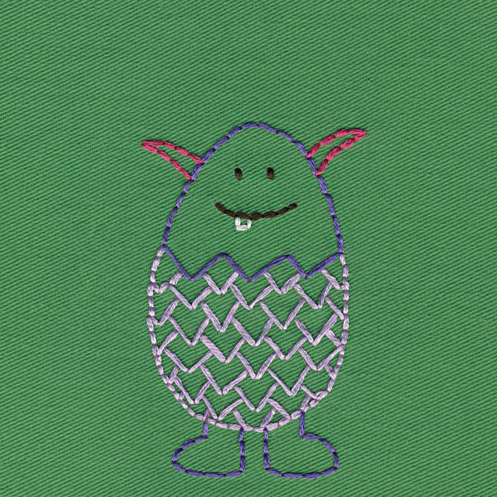 Mini Monsters embroidery pattern