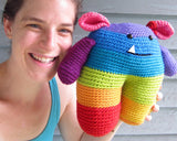 Roy the Rainbow Monster - crochet amigurumi pattern