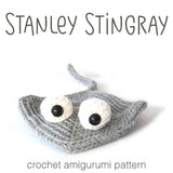 Stanley the Stingray Crochet Amigurumi Pattern