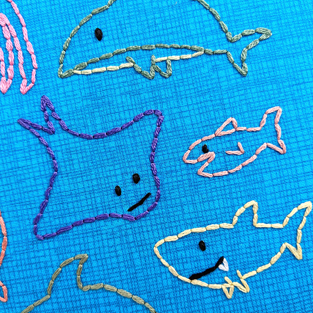 Under the Sea embroidery pattern