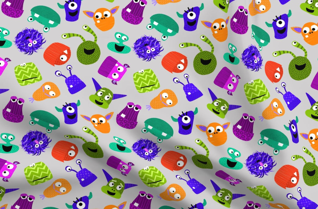fabric monsters Monster Monster Fabric Collection – Shiny Happy World
