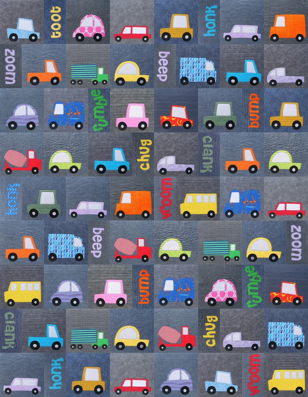 Beep! Beep! Cars and Trucks Quilt Pattern – Shiny Happy World beep-beep-cars-and-trucks-quilt-pattern-shiny-happy-world