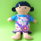 Dress Up Bunch Doll Ruffle Shorts and Rainbow Purse Pattern