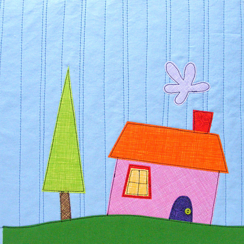 Shiny Happy Houses Quilt Pattern