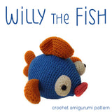 Willy the Fish Crochet Amigurumi Pattern